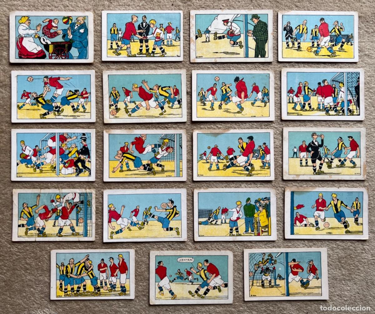 Collezionismo Figurine antiche: Lote 19 cromos colecci&oacute;n Aleluyas de un portero que se meti&oacute; a delantero - A&ntilde;os 20 - Chocolates