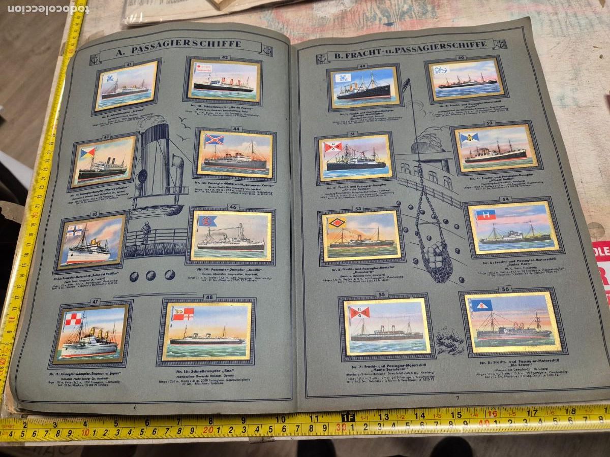 Coleccionismo cromos antiguos: Cromos barcos &aacute;lbum saba schiffsbilder - Foto 7