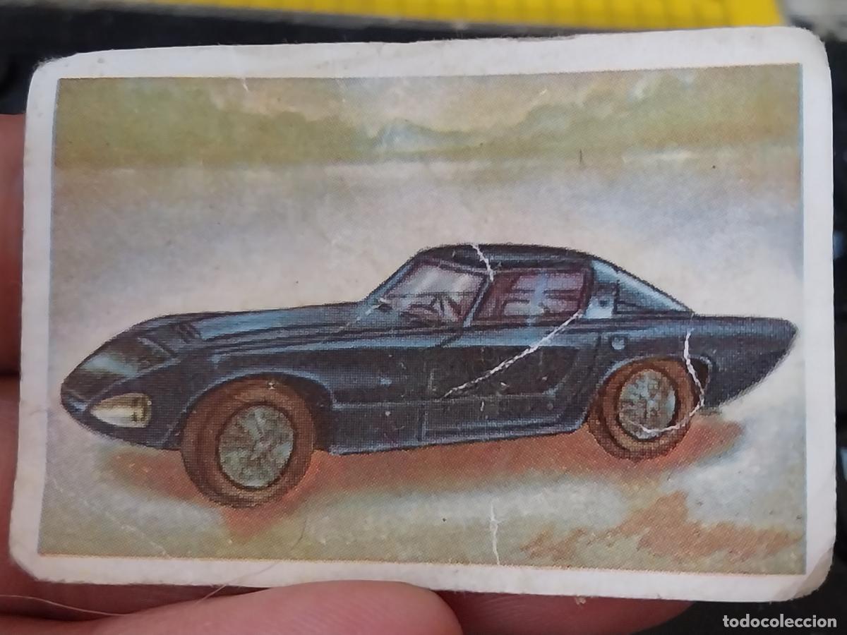 Coleccionismo Cromos antiguos: JAGUAR LOEWY INGLATERRA 1955 CROMO SIN PEGAR NUNCA SOBADO 1962 MIDE 6X4CM