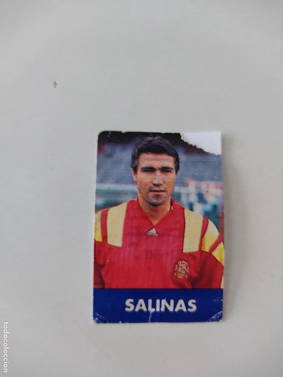 Coleccionismo cromos antiguos: JULIO SALINAS ESPA&Ntilde;A CROMO PEGATINA CHICLE WORLD CUP USA 94 MUNDIAL 1994 ESTADOS UNIDOS