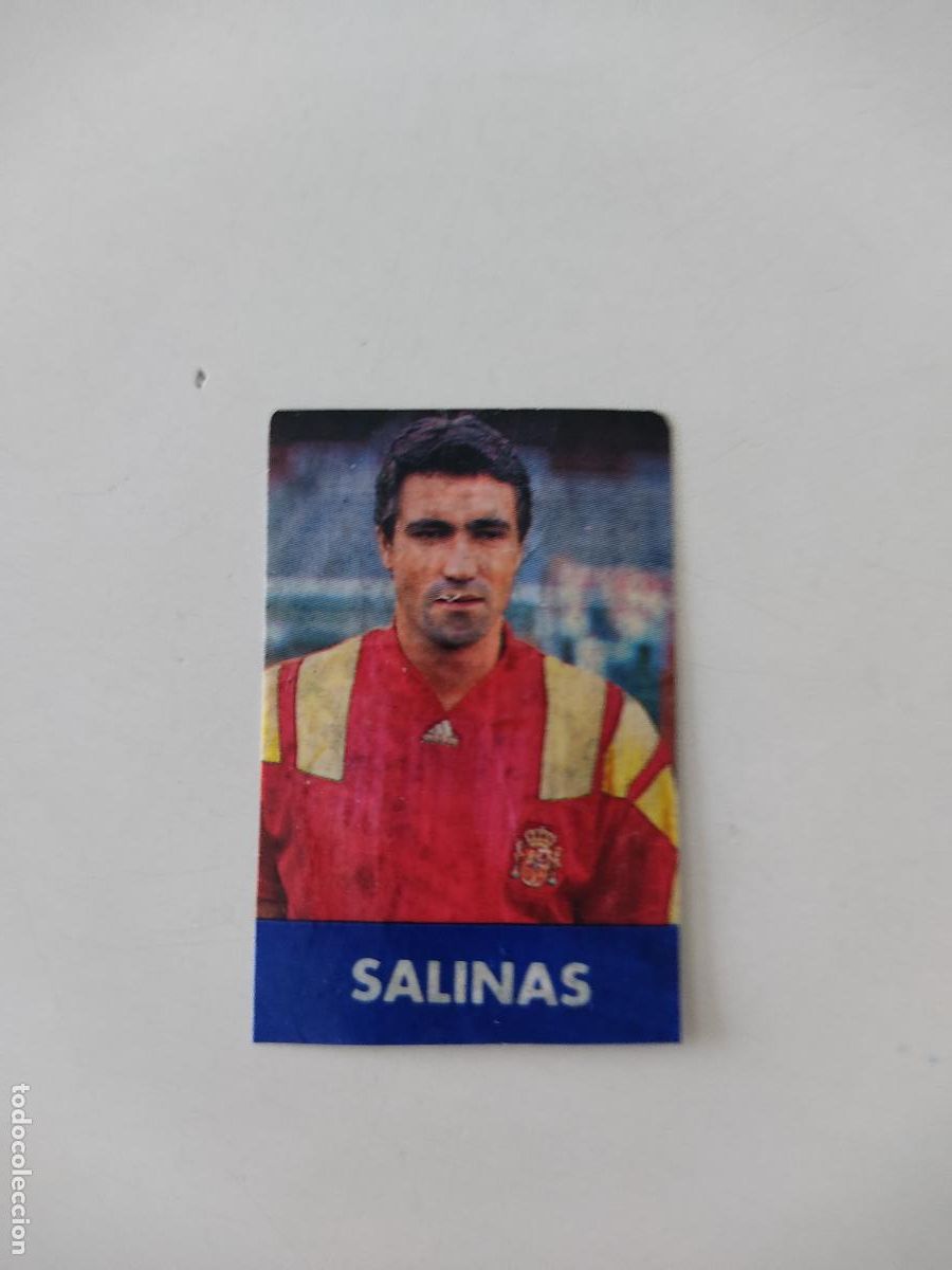 Coleccionismo cromos antiguos: JULIO SALINAS ESPA&Ntilde;A CROMO PEGATINA CHICLE WORLD CUP USA 94 MUNDIAL 1994 ESTADOS UNIDOS