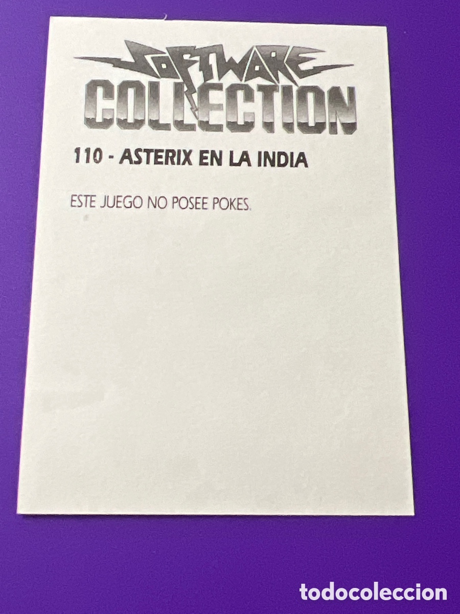 Coleccionismo cromos antiguos: C2825. SOFTWARE COLLECTION - 110 ASTERIX EN LA INDIA ( NUNCA PEGADO ) - Foto 2