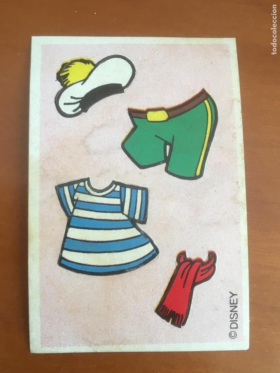 Coleccionismo Cromos antiguos: vestidonald vestidonald's los vestidos de donald y sus amigos panrico cromo nunca pegado