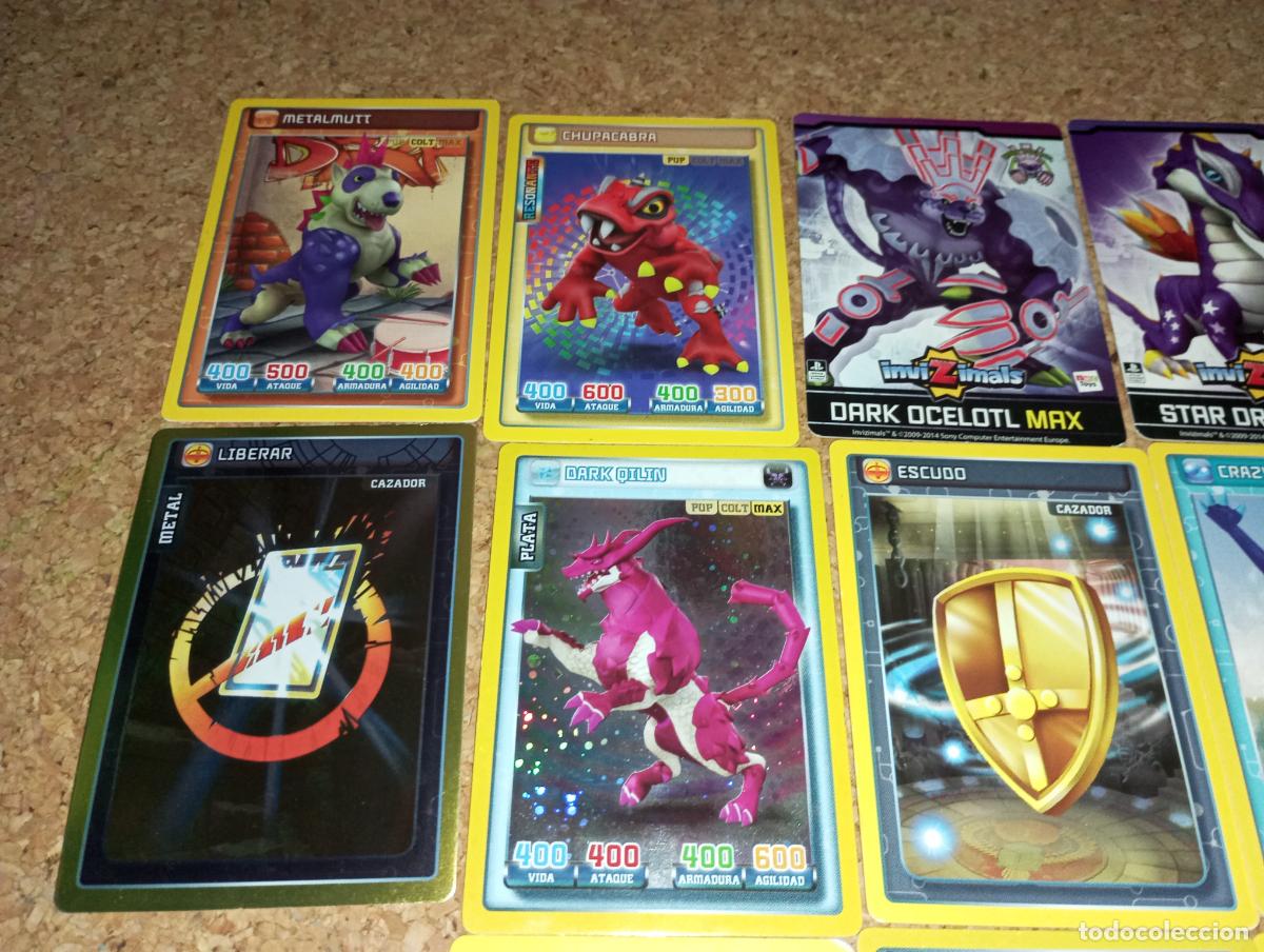 Coleccionismo cromos antiguos: Lote cromos pegatinas Invizimals - Foto 2