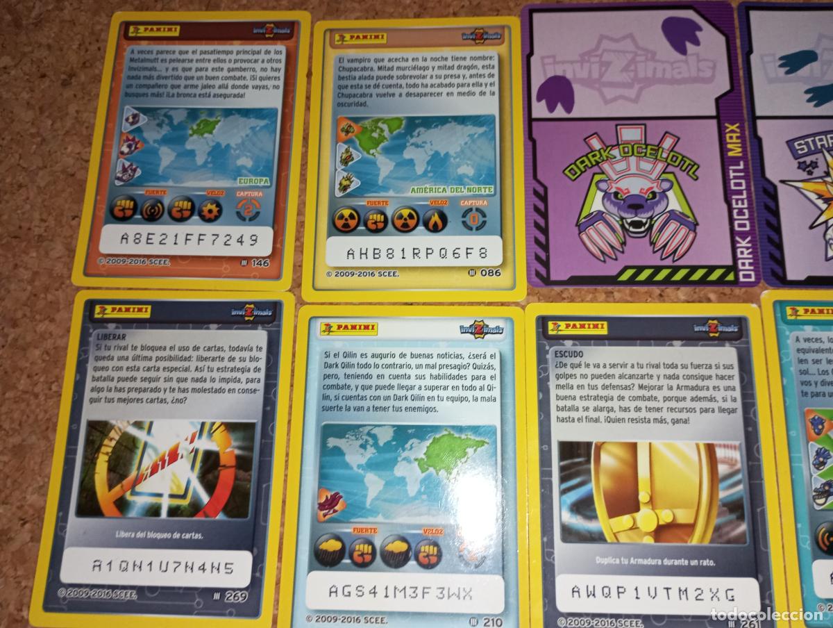 Coleccionismo cromos antiguos: Lote cromos pegatinas Invizimals - Foto 7