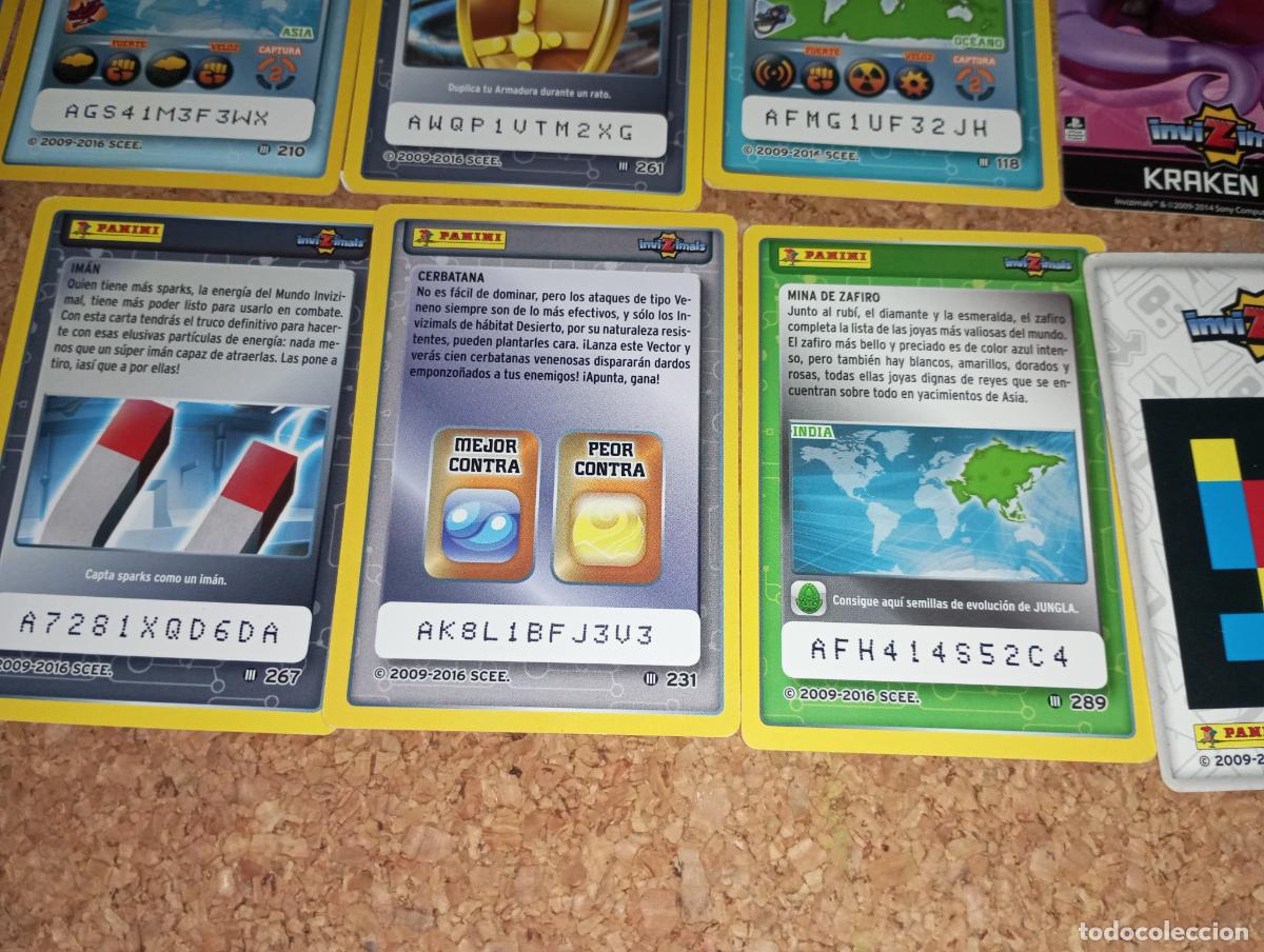 Coleccionismo cromos antiguos: Lote cromos pegatinas Invizimals - Foto 9