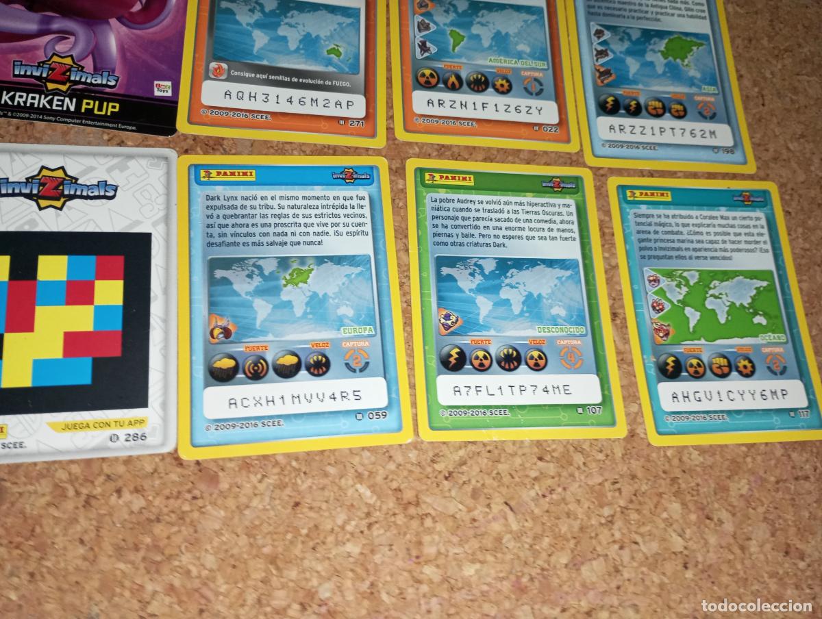 Coleccionismo cromos antiguos: Lote cromos pegatinas Invizimals - Foto 10