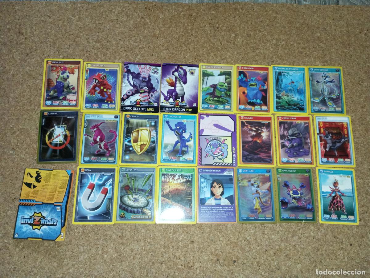 Coleccionismo cromos antiguos: Lote cromos pegatinas Invizimals - Foto 1