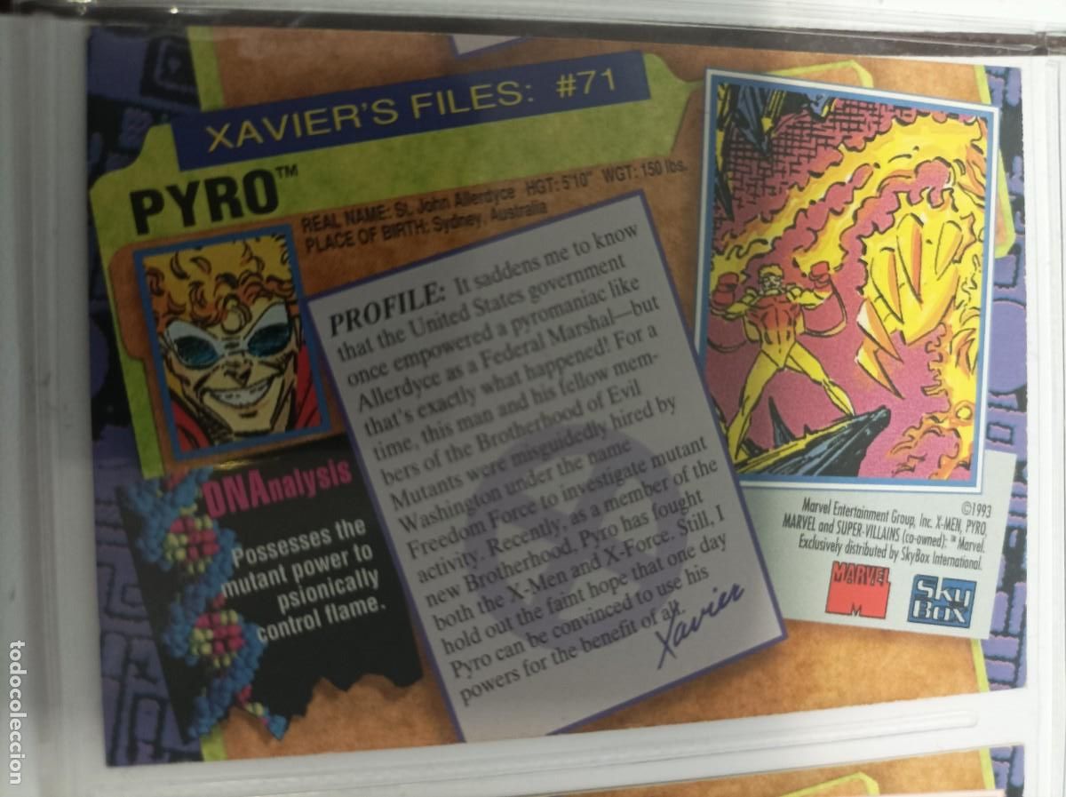 Coleccionismo cromos antiguos: Cromos X-MEN serie 2. 10 cromos - Foto 3