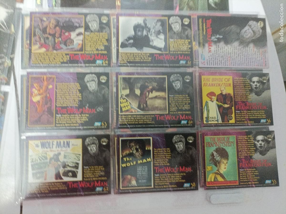 Coleccionismo cromos antiguos: Cromos universal Monster. 54 cromos - Foto 5