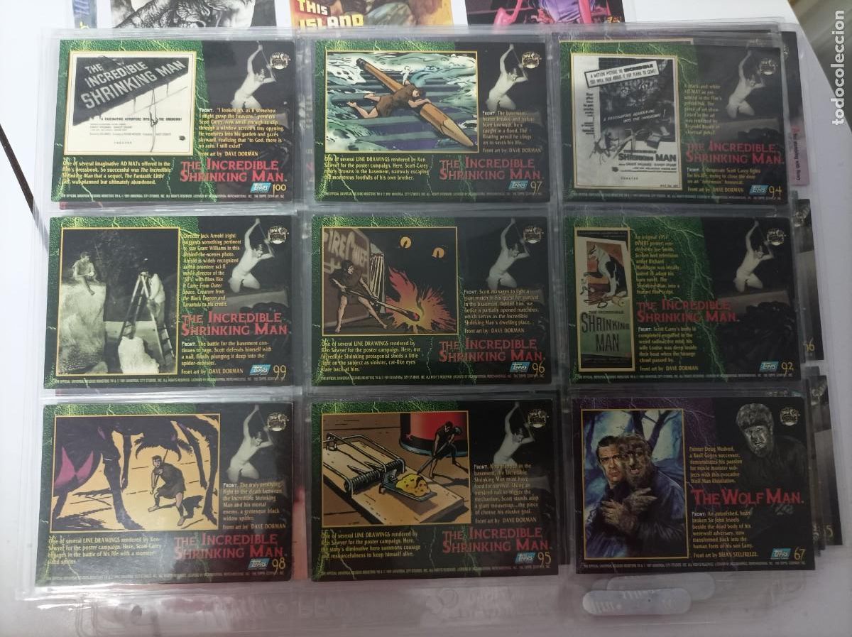 Coleccionismo cromos antiguos: Cromos universal Monster. 54 cromos - Foto 8