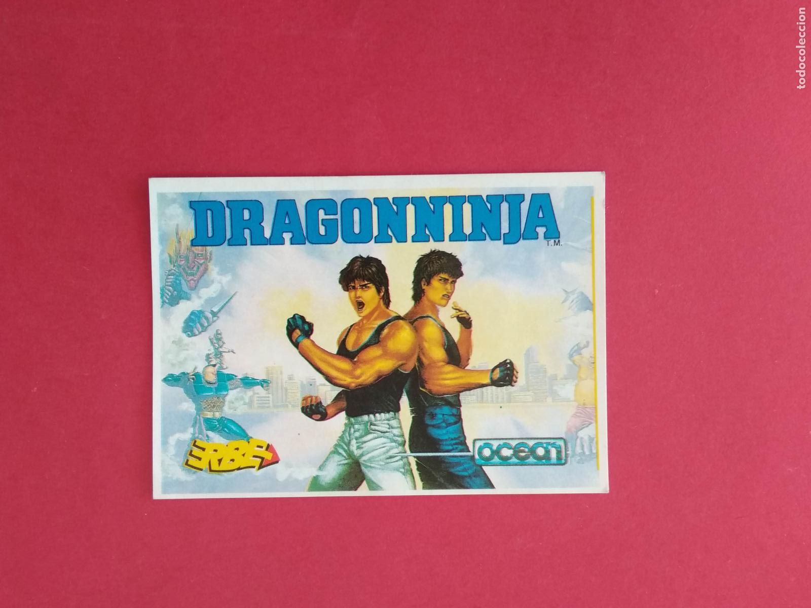 Coleccionismo cromos antiguos: SOFTWARE COLLECTION CROMO NUNCA PEGADO N&ordm; 72 DRAGOON NINJA - Foto 1