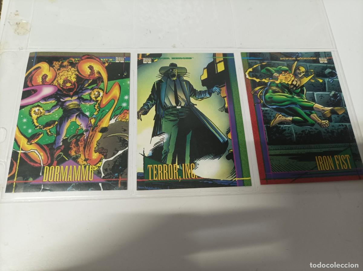 Coleccionismo cromos antiguos: Cromos Marvel 1993. 3 cromos - Foto 1