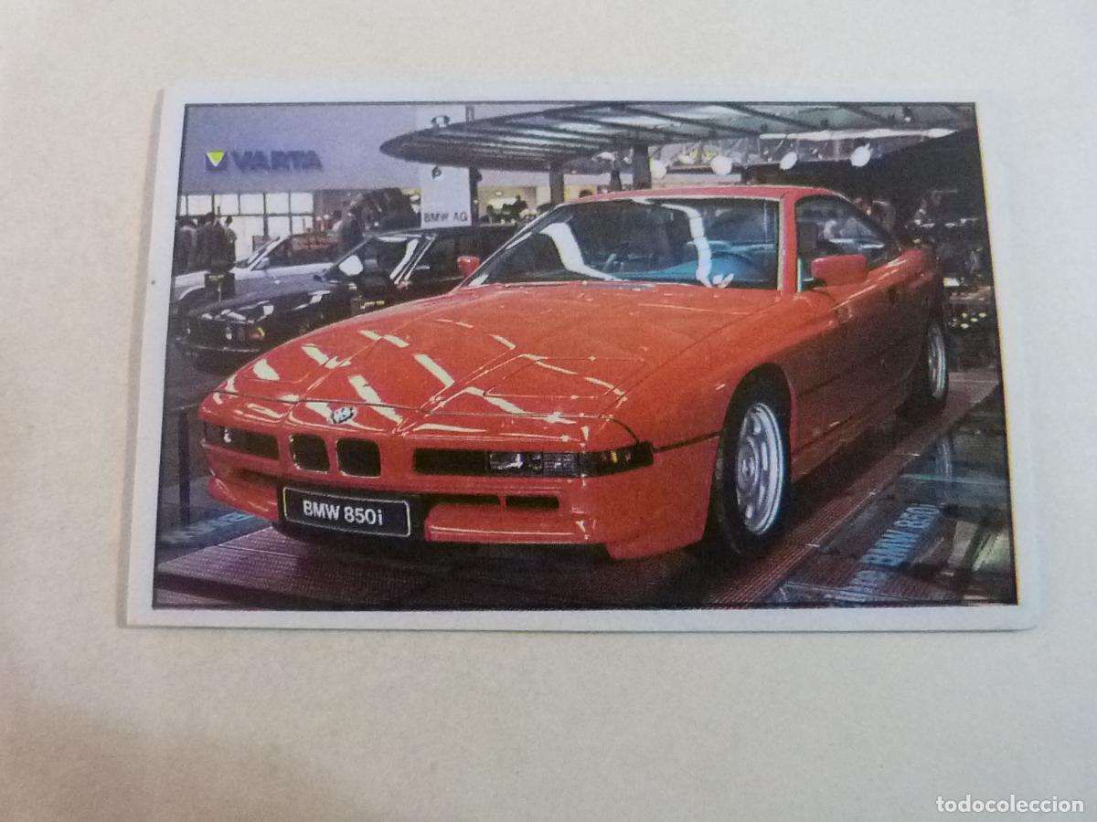 Coleccionismo Cromos antiguos: CROMO DE COCHES BMW SIN PEGAR N&ordm; 34 A&Ntilde;O 1990 DEL &Aacute;LBUM SUPER AUTO DE EDICIONES MILANO