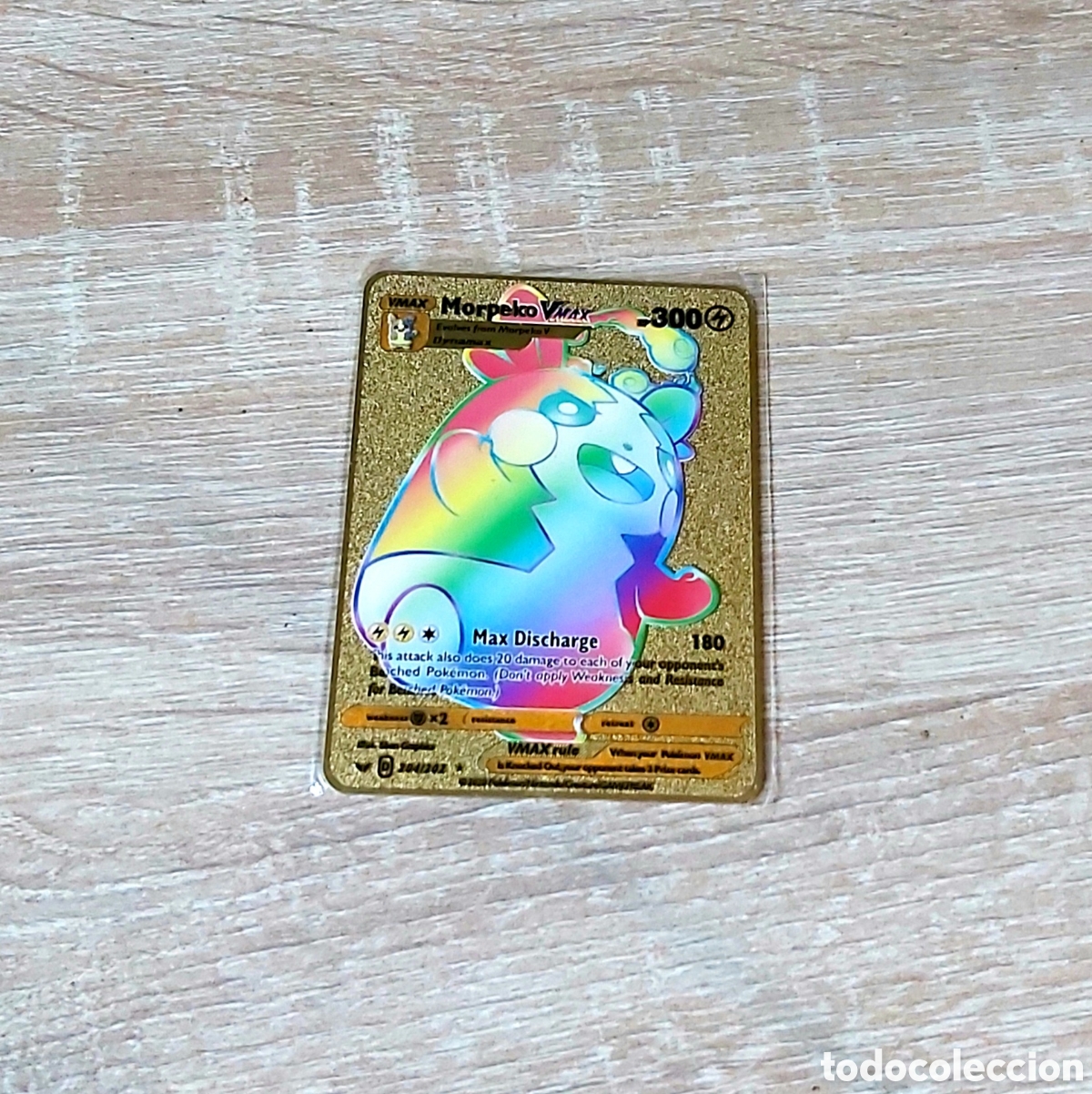 Coleccionismo cromos antiguos: 5 cartas Pokemon de metal rainbow Arcoiris - Foto 2