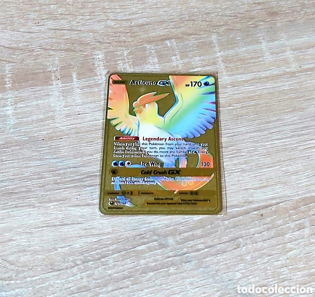 Coleccionismo cromos antiguos: 5 cartas Pokemon de metal rainbow Arcoiris - Foto 4