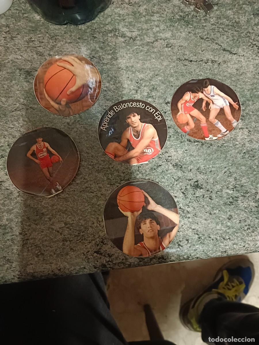 Coleccionismo Cromos antiguos: 5 CROMOS APRENDE BALONCESTO CON EPI MIREN FOTOS