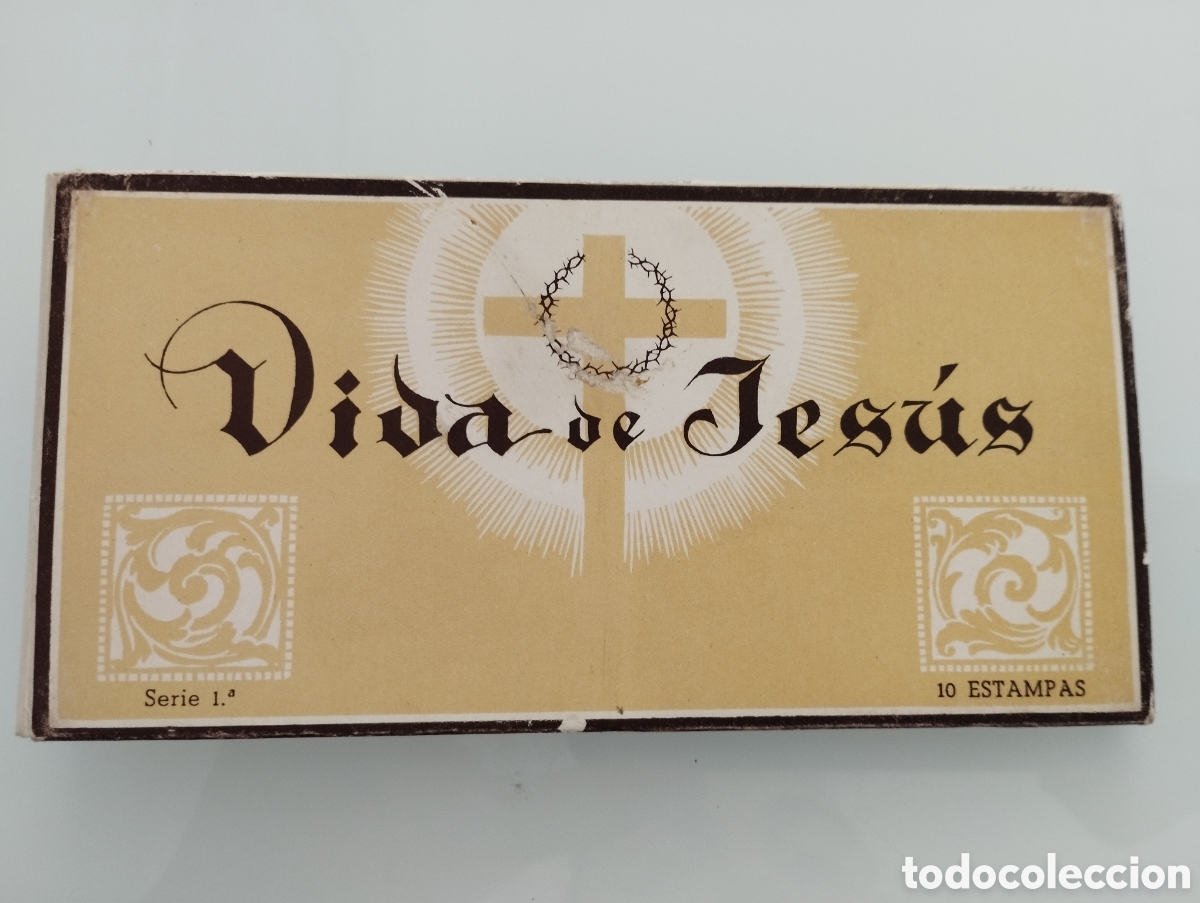 Coleccionismo cromos antiguos: Vida de Jes&uacute;s. Serie 1. - Foto 1