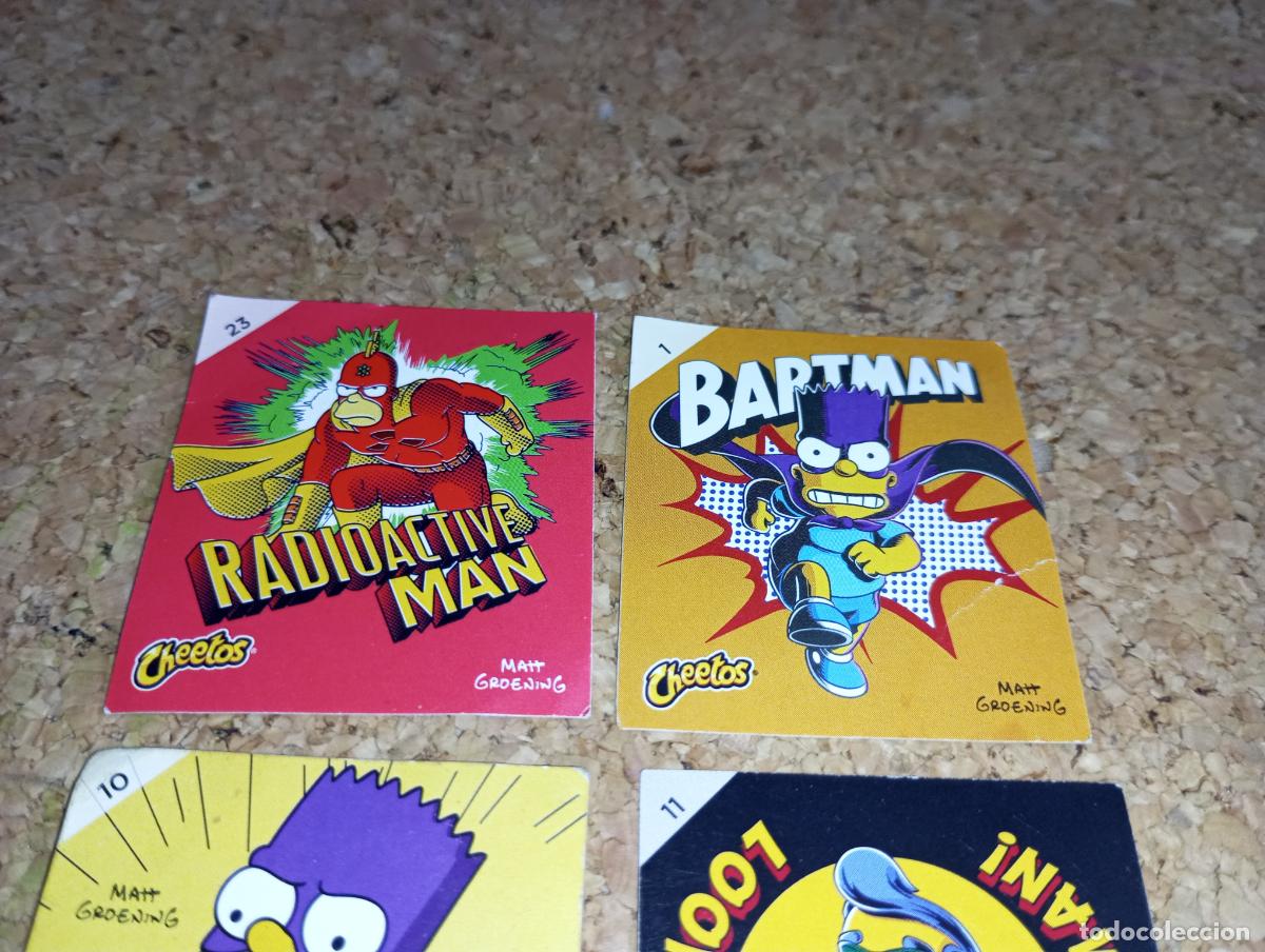 Coleccionismo cromos antiguos: Lote cromos Bartman PepsiCo Cheetos premium - Foto 2