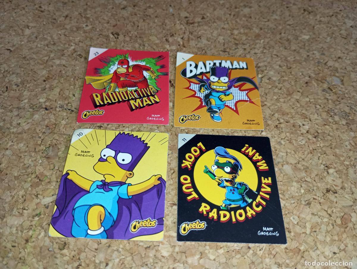 Coleccionismo cromos antiguos: Lote cromos Bartman PepsiCo Cheetos premium - Foto 1