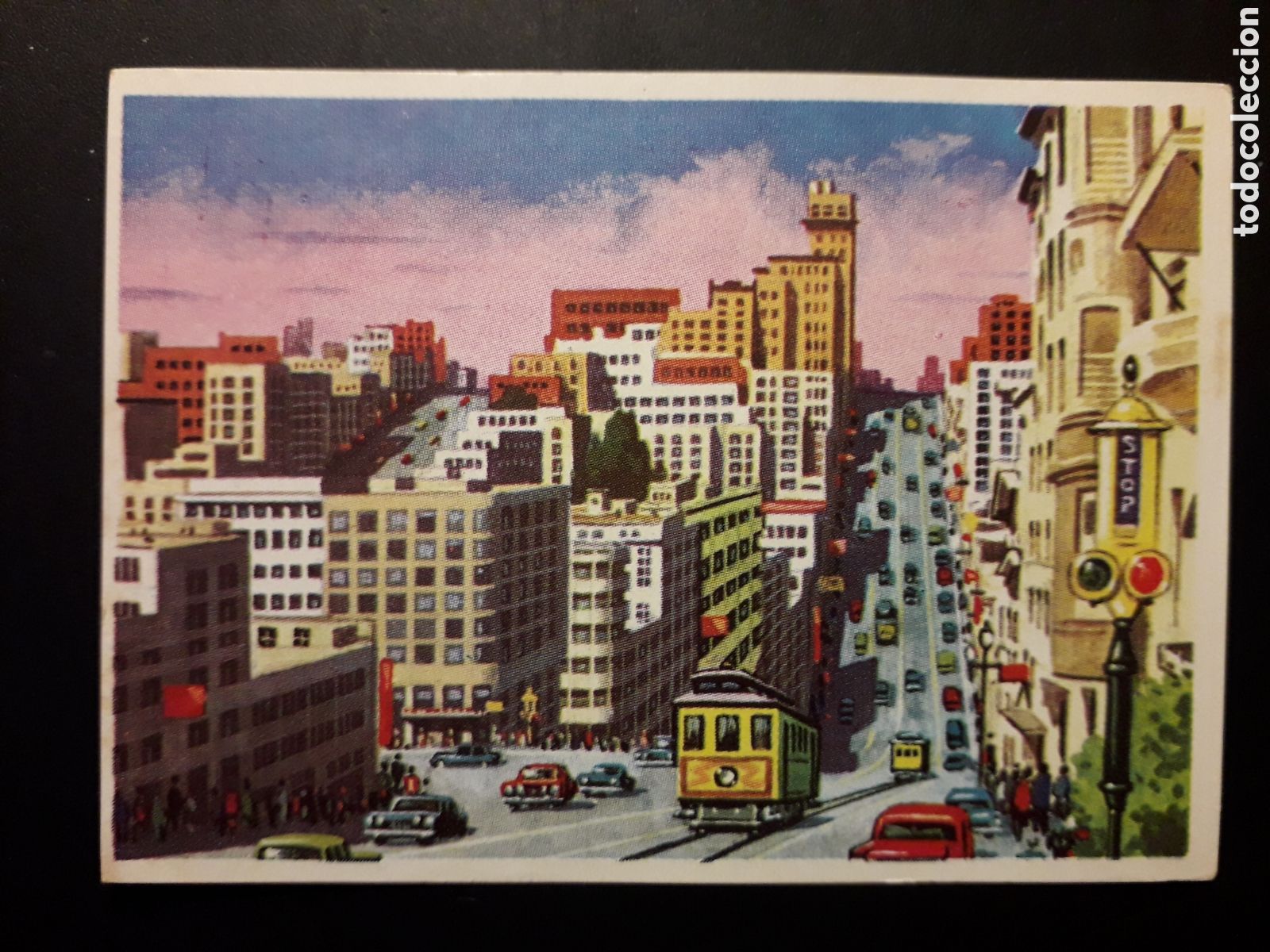 Coleccionismo Cromos antiguos: SAN FRANCISCO LA VUELTA AL MUNDO EN 320 IM&Aacute;GENES N&deg; 282 BRUGUERA 1970 SIN PEGAR PEDIDO M&Iacute;NIMO 3&euro;