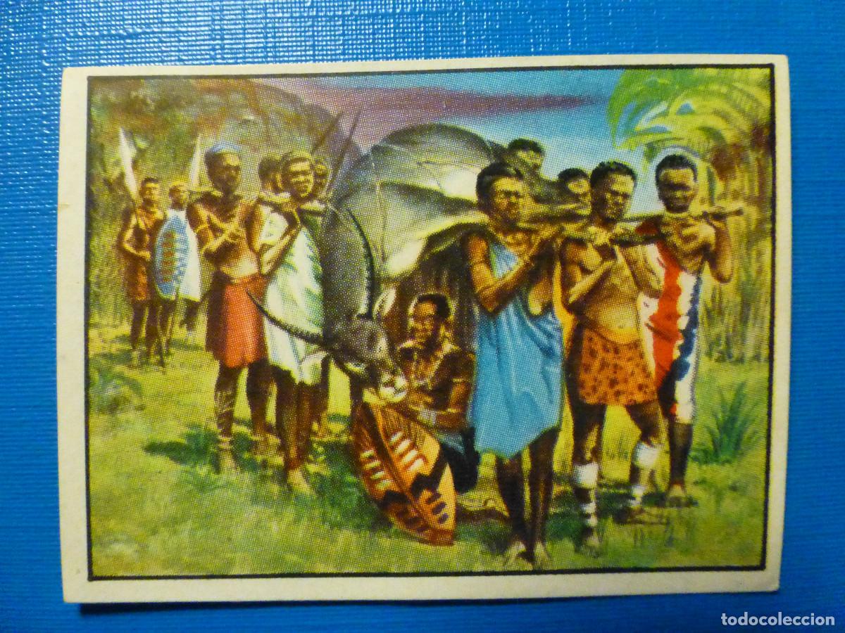 Coleccionismo cromos antiguos: Cromo - Chocolates Batanga - Atrav&eacute;s de &Aacute;frica - Album n&ordm; 1 - Serie III Cromo 7 - Pesquerias rio Con