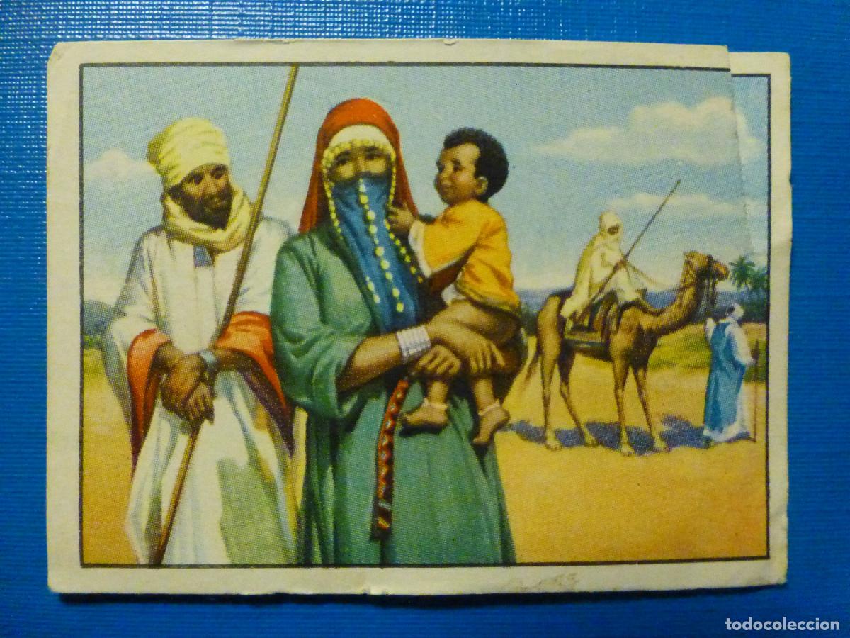 Collectable Antique Stickers: Cromo - Chocolates Batanga - Atrav&eacute;s de &Aacute;frica - Album n&ordm; 1 - Serie III Cromo 1 - Tipos Bereberes