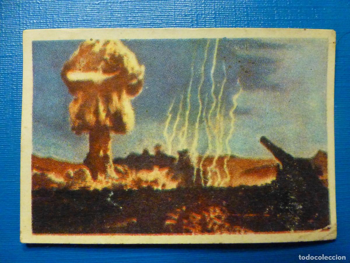 Collectable Antique Stickers: Cromo - Chocolates Amatller - Albun n&ordm; 1 - Energ&iacute;a at&oacute;mica - N&ordm; 4 -