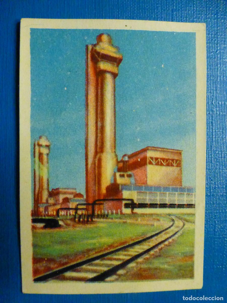 Collectable Antique Stickers: Cromo - Chocolates Amatller - Albun n&ordm; 1 - Energ&iacute;a At&oacute;mica - N&ordm; 12 - Nunca pegado