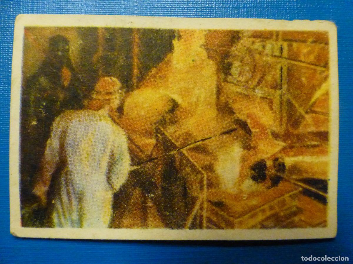 Collectable Antique Stickers: Cromo - Chocolates Amatller - Albun n&ordm; 1 - Energ&iacute;a At&oacute;mica - N&ordm; 10 - Nunca pegado