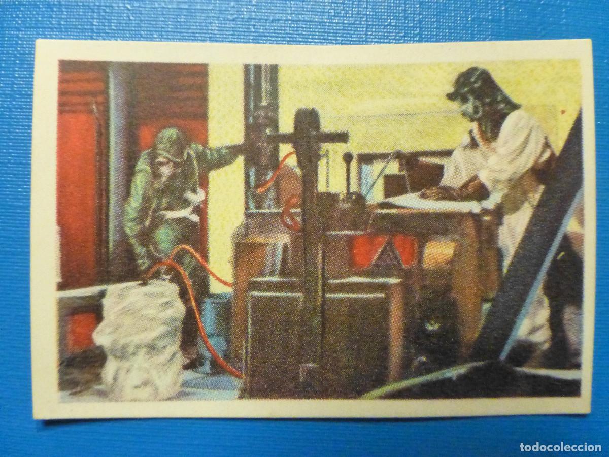 Collectable Antique Stickers: Cromo - Chocolates Amatller - Albun n&ordm; 1 - Energ&iacute;a At&oacute;mica - N&ordm; 17 - Nunca pegado