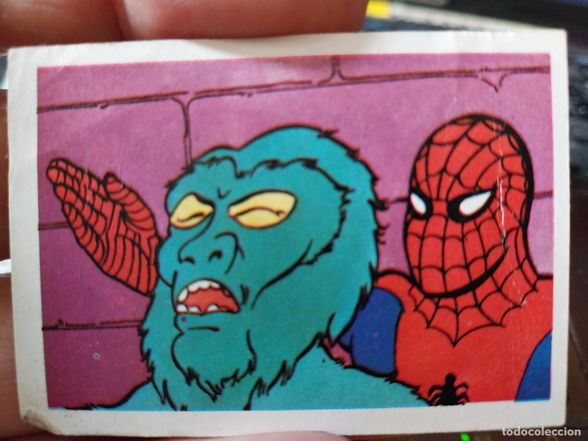 Coleccionismo cromos antiguos: SPIDER MAN SPIDERMAN ED FHER 1981 MARVEL COMIC CROMO 121 RECUPERADO ORIGINAL