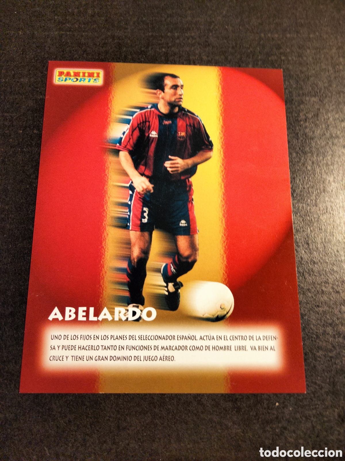 Colecionismo Cromos antigos: ESTRELLAS DE LA LIGA CRACKS DEL MUNDIAL - ABELARDO FC.BARCELONA 1998 PANINI SPORTS