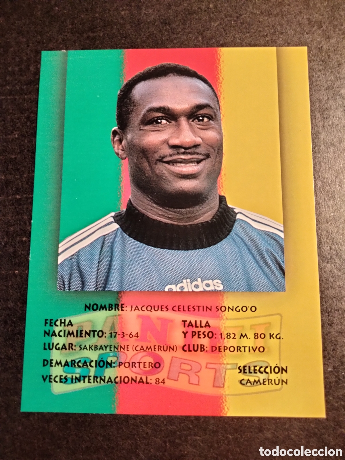 Coleccionismo cromos antiguos: ESTRELLAS DE LA LIGA CRACKS DEL MUNDIAL - SONGO'O DEPORTIVO 1998 PANINI SPORTS