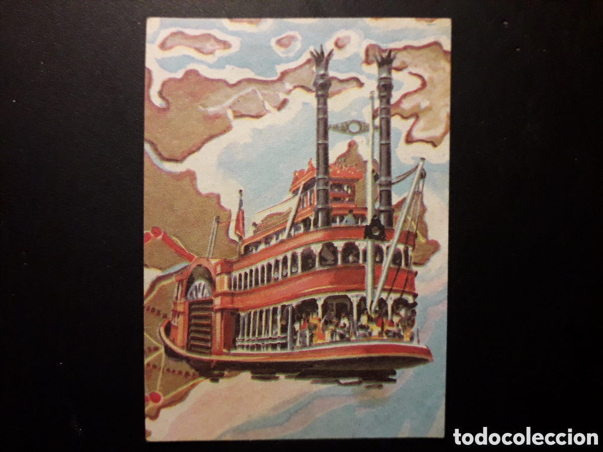Colecionismo Cromos antigos: BARCO DEL MISSISSIPPI, LIBRO DE LAS ADIVINANZAS 2, BIMBO 1974 N&deg; 139 SIN PEGAR, PEDIDO M&Iacute;NIMO 3&euro;