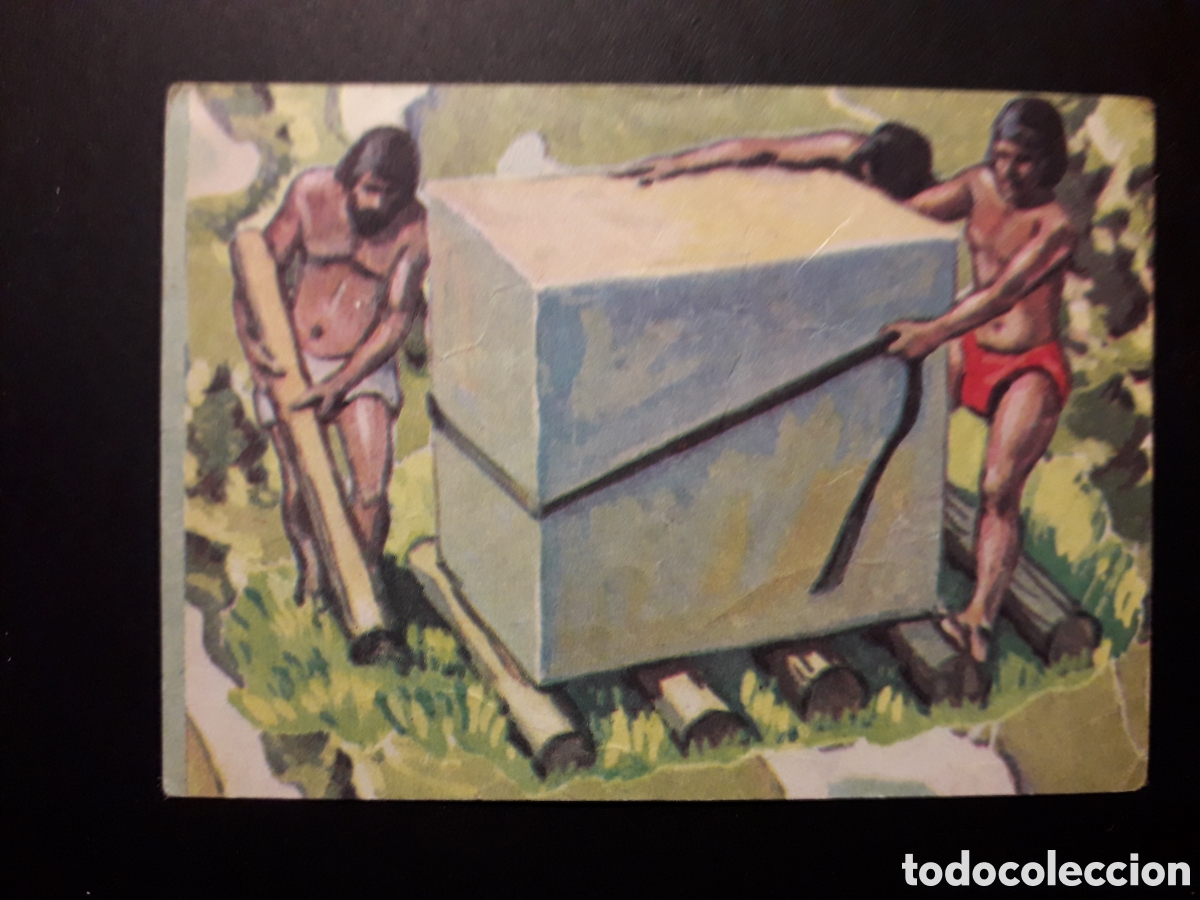 Colecionismo Cromos antigos: TRANSPORTE CON TRONCOS, LIBRO DE LAS ADIVINANZAS 2, BIMBO 1974 N&deg; 127 SIN PEGAR, PEDIDO M&Iacute;NIMO 3&euro;