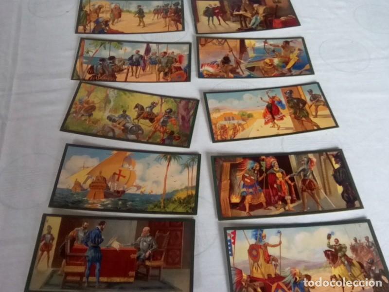 Coleccionismo cromos antiguos: COLECCION DE CROMOS COMPLETA HERNAN CORTES DE BARSAL. - Foto 1