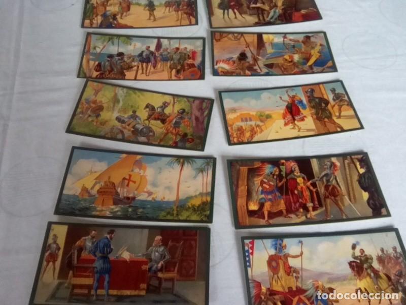 Coleccionismo cromos antiguos: COLECCION DE CROMOS COMPLETA HERNAN CORTES DE BARSAL. - Foto 2