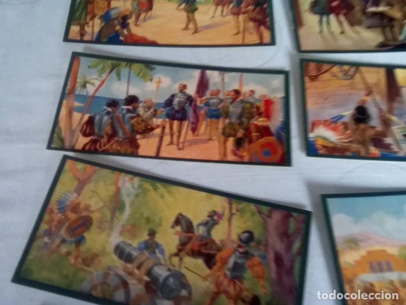 Coleccionismo cromos antiguos: COLECCION DE CROMOS COMPLETA HERNAN CORTES DE BARSAL. - Foto 4
