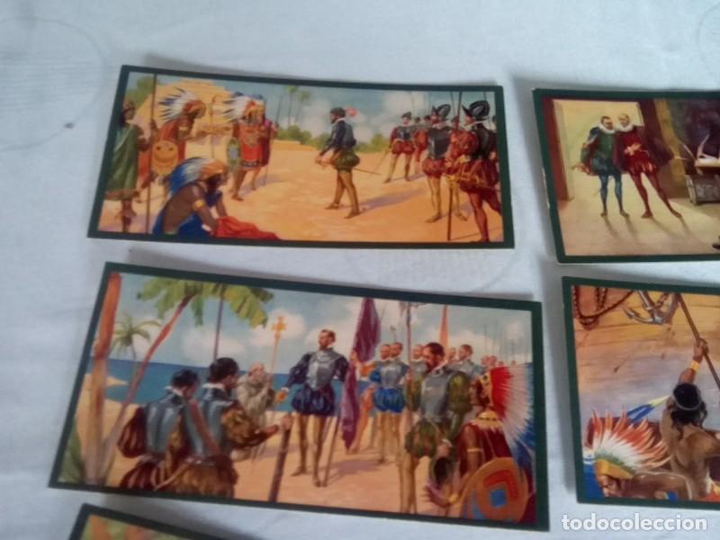 Coleccionismo cromos antiguos: COLECCION DE CROMOS COMPLETA HERNAN CORTES DE BARSAL. - Foto 5