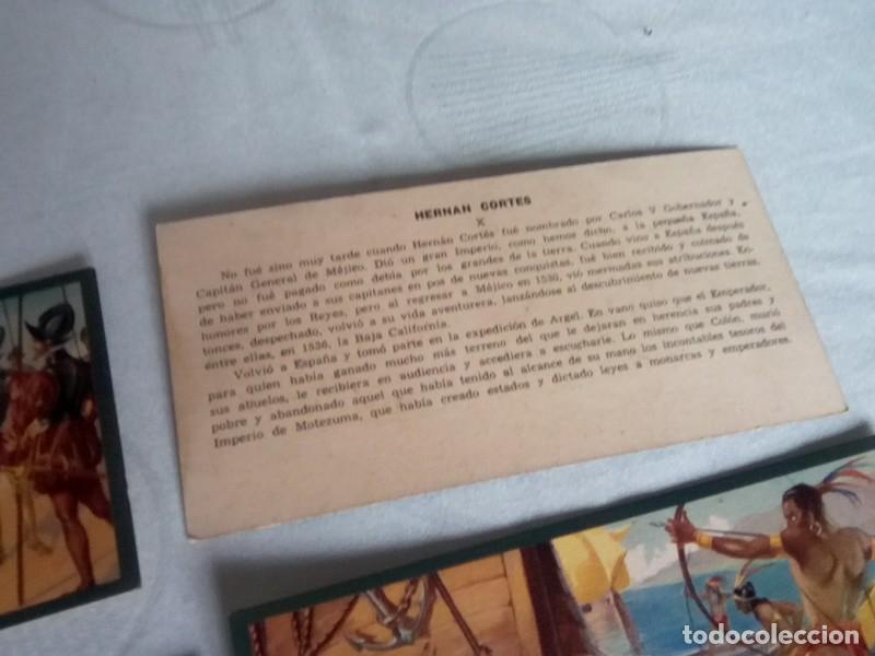 Coleccionismo cromos antiguos: COLECCION DE CROMOS COMPLETA HERNAN CORTES DE BARSAL. - Foto 10