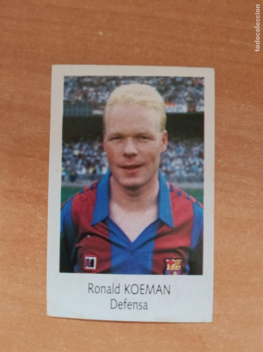 Coleccionismo cromos antiguos: Koeman, 91 92, bimbo. - Foto 1