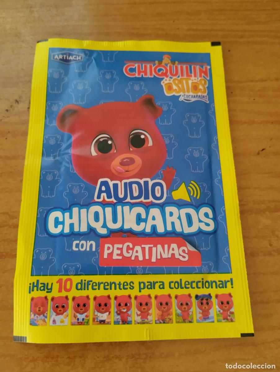 Coleccionismo Cromos antiguos: sobre de audio chiquicards con pegatinas de los cereales de chiquilin ositos de artiach (sin abrir)
