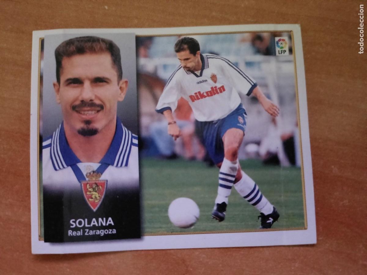Coleccionismo cromos antiguos: solana liga 98 99 - Foto 1