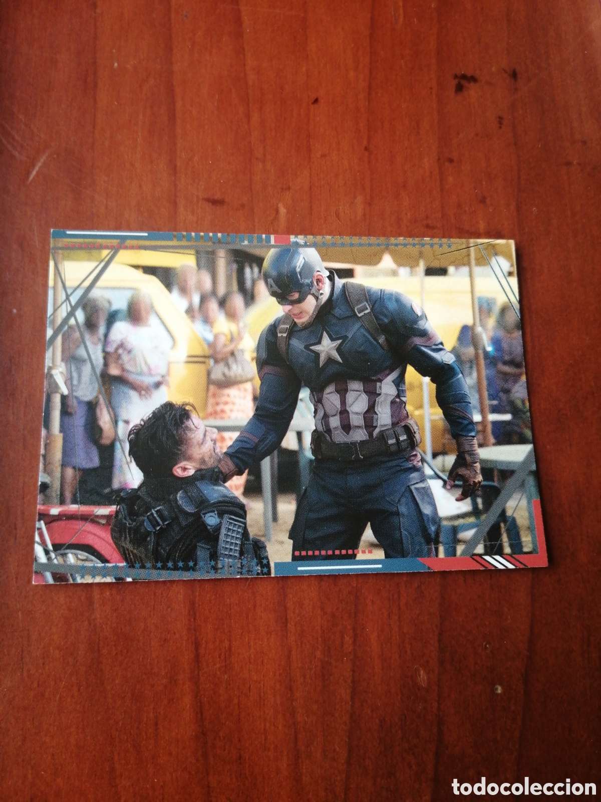 Coleccionismo Cromos antiguos: CROMO TARJETA CARD CIVIL WAR MARVEL CAPTAIN AMERICA CAPITAN AMERICA 2016 PANINI N &ordm; 8