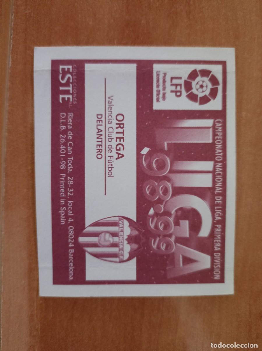 Coleccionismo cromos antiguos: ortega liga 98 99 - Foto 2