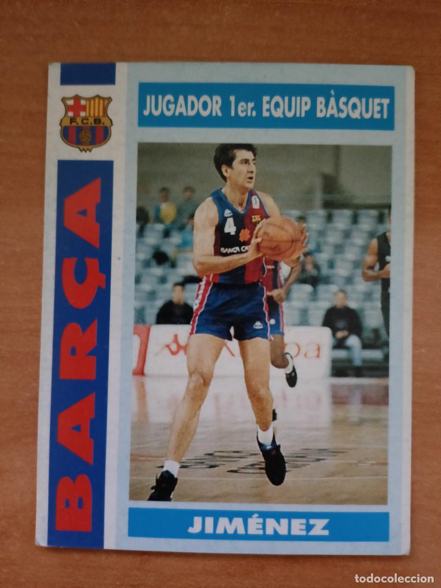 Coleccionismo cromos antiguos: jimenez liga 92 93, bar&ccedil;a - Foto 1