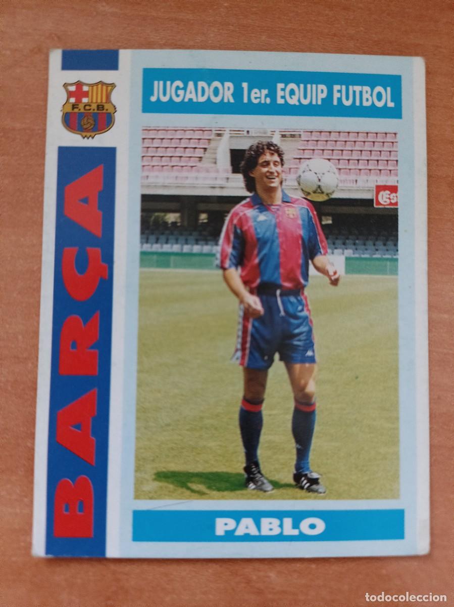 Coleccionismo cromos antiguos: pablo liga 92 93, bar&ccedil;a - Foto 1