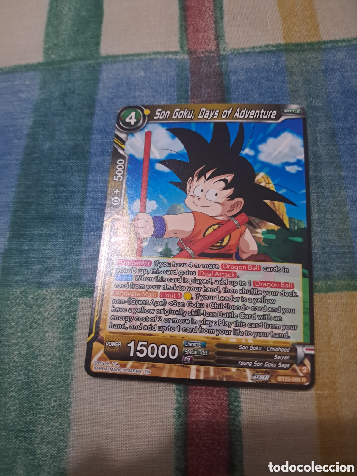 Coleccionismo cromos antiguos: DRAGON BALL SON GOKU - Foto 1
