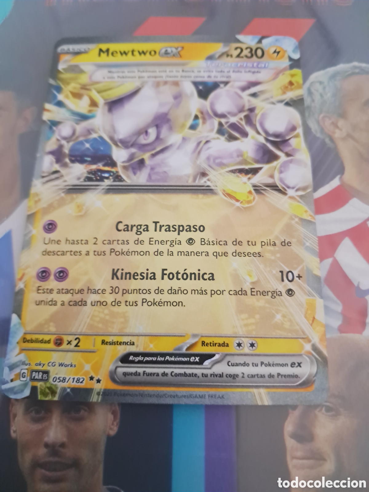 Coleccionismo cromos antiguos: POKEMON MEWTWO EX CARTA - Foto 1
